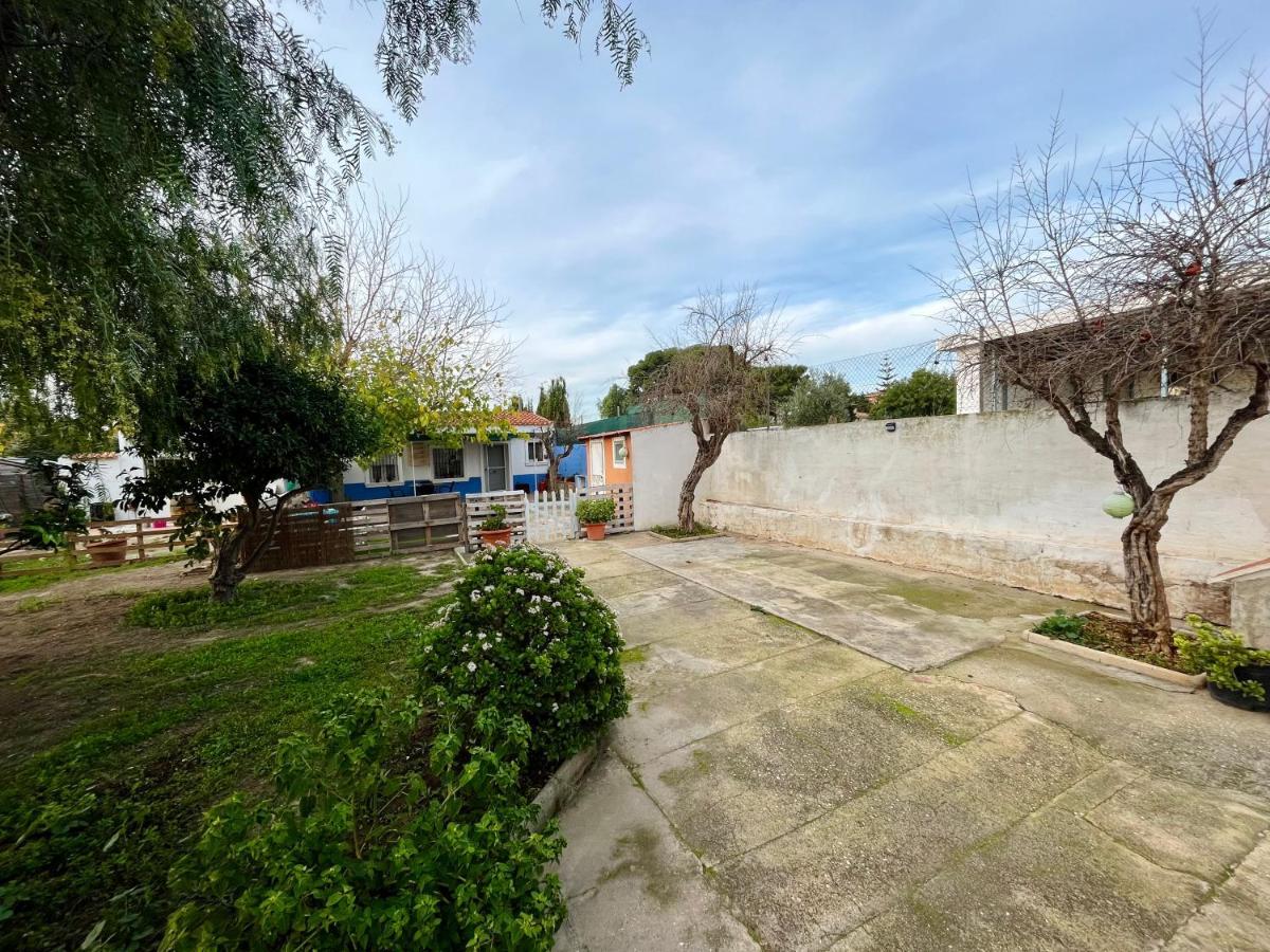 Estudio Adosado Acogedor Con Jardin, Barbacoa Y Parking Privado Alicante Bagian luar foto